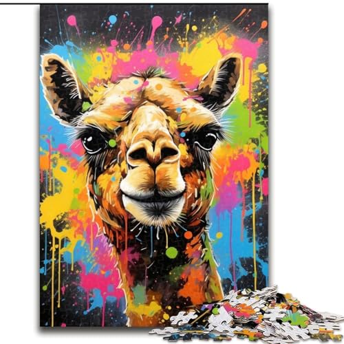 Puzzle mit 1000 Teilen für Erwachsene, Schmetterlings-Graffiti-Malerei, Papppuzzle, Denkspiel für Teenager, 26x38cm Puzzle mit 1000 Teilen für Erwachsene, Schmetterlings-Graffiti-Malerei, Papppuzzle, Denkspiel für Teenager, 26x38cm von LYXIANY