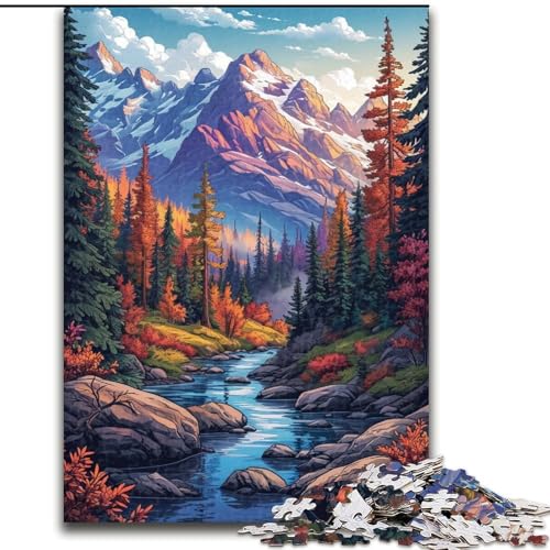 Puzzle mit 1000 Teilen für Erwachsene, seltsame und schöne Berge, Puzzle für 1000 Teile, anspruchsvolles Denkspiel für Teenager und Familien, Größe 50x75cm Puzzle mit 1000 Teilen für Erwachsene, seltsame und schöne Berge, Puzzle für 1000 Teile, anspruchsvolles Denkspiel für Teenager und Familien, Größe 50x75cm von LYXIANY