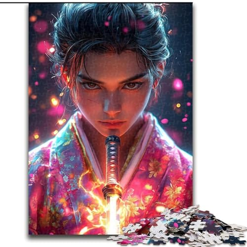 Puzzle mit 1000 Teilen für Erwachsene,Geschenke: Mysteriöser Ninja-Samurai,hilft dem Gehirn,süchtig machendes Spielzeug zu trainieren,um Geduld zu fördern und das Gedächtnis zu verbessern (26x38cm) Puzzle mit 1000 Teilen für Erwachsene,Geschenke: Mysteriöser Ninja-Samurai,hilft dem Gehirn,süchtig machendes Spielzeug zu trainieren,um Geduld zu fördern und das Gedächtnis zu verbessern (26x38cm) von LYXIANY