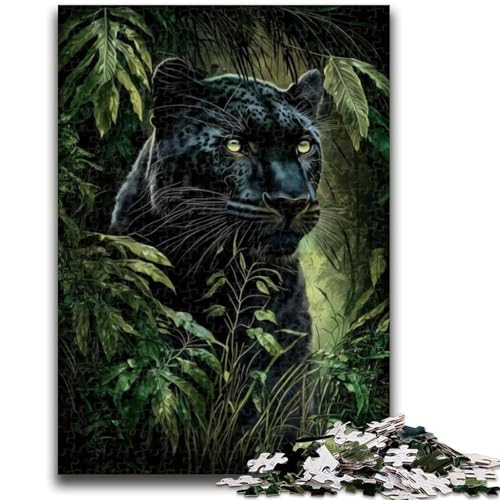 Puzzle mit 1000 Teilen für Teenager, Geschenke, Black Panther-Poster, für Kinder ab 14 Jahren, Quizspiel, Spaß für Aktivitäten zu Hause, Geburtstagsgeschenk, Reisegeschenke, 38x26cm von LYXIANY
