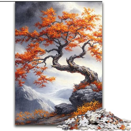 Puzzle mit 1000 Teilen für Teenager, Geschenke für den Alten Baum, geeignet für Kinder ab 14 Jahren, Wohndeko-Angebot als Geschenk für die ganze Familie (Größe 26x38cm) von LYXIANY