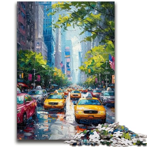 Puzzle mit 1000 Teilen für Teenager, New York ausmalen, anspruchsvoll zu vervollständigen, Aber lustig und humorvoll, einzigartige Geburtstags- und Geschenkideen, 26x38cm von LYXIANY