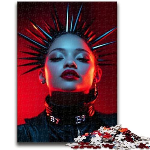 Puzzle mit 1000 Teilen für Teenager, Teufelsmädchen, Lernspielzeug, Spaß bei Aktivitäten zu Hause, Geburtstagsgeschenk, Reisegeschenke, 26x38cm Puzzle mit 1000 Teilen für Teenager, Teufelsmädchen, Lernspielzeug, Spaß bei Aktivitäten zu Hause, Geburtstagsgeschenk, Reisegeschenke, 26x38cm von LYXIANY