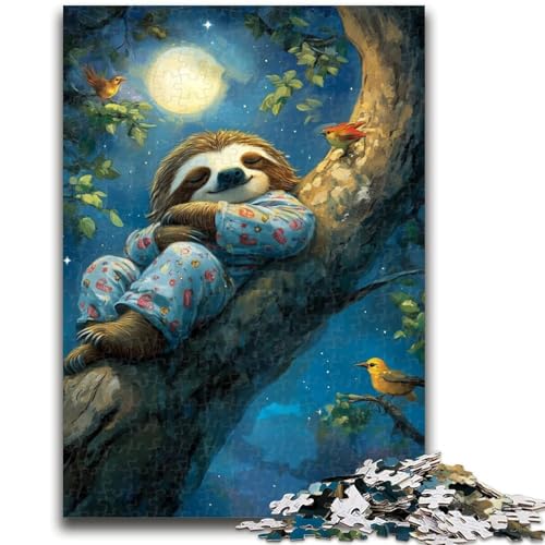 Puzzle mit 1000 Teilen für Teenager, schlafendes Faultier-Spielzeug, Lernspiele, Stressabbau, Eltern-Kind-Interaktion, für Kinder ab 14 Jahren, 26x38cm Puzzle mit 1000 Teilen für Teenager, schlafendes Faultier-Spielzeug, Lernspiele, Stressabbau, Eltern-Kind-Interaktion, für Kinder ab 14 Jahren, 26x38cm von LYXIANY