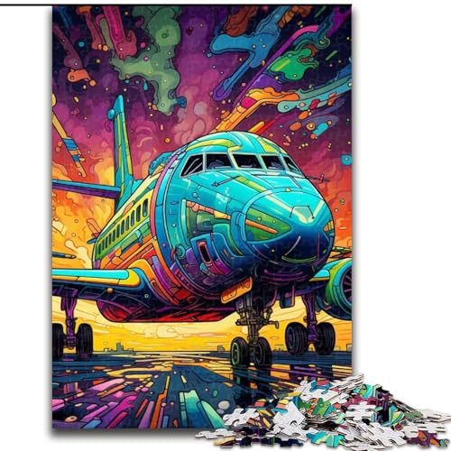 Puzzles 1000 Teile für Erwachsene, Kunstflugzeug-Puzzles für Erwachsene, Geburtstagsgeschenkidee, anspruchsvolles Denkspiel, 50x75cm Puzzles 1000 Teile für Erwachsene, Kunstflugzeug-Puzzles für Erwachsene, Geburtstagsgeschenkidee, anspruchsvolles Denkspiel, 50x75cm von LYXIANY