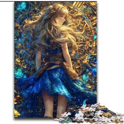 Puzzles 1000 Teile für Teenager, Geschenke, Anime-Mädchen-Spielzeug, Lernspiele, Stressabbau, einzigartige Heimdekoration und Geschenke (Größe 50x75cm) von LYXIANY