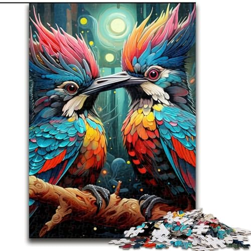 Puzzles Buntes Pappspecht-Puzzle aus Pappe, 26x38cm, anspruchsvolles Denkspiel, Familienaktivität, Heimdekoration Puzzles Buntes Pappspecht-Puzzle aus Pappe, 26x38cm, anspruchsvolles Denkspiel, Familienaktivität, Heimdekoration von LYXIANY