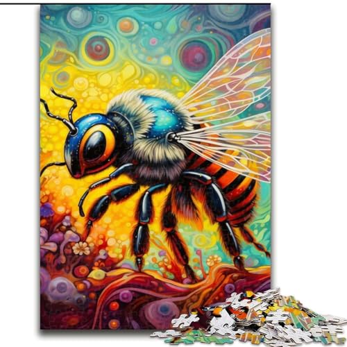 Puzzles für 1000 Teile, Bienen-Puzzles für Erwachsene, 26x38cm, Denksportspiel, interaktives Familienspiel, geeignet für Kinder ab 14 Jahren Puzzles für 1000 Teile, Bienen-Puzzles für Erwachsene, 26x38cm, Denksportspiel, interaktives Familienspiel, geeignet für Kinder ab 14 Jahren von LYXIANY