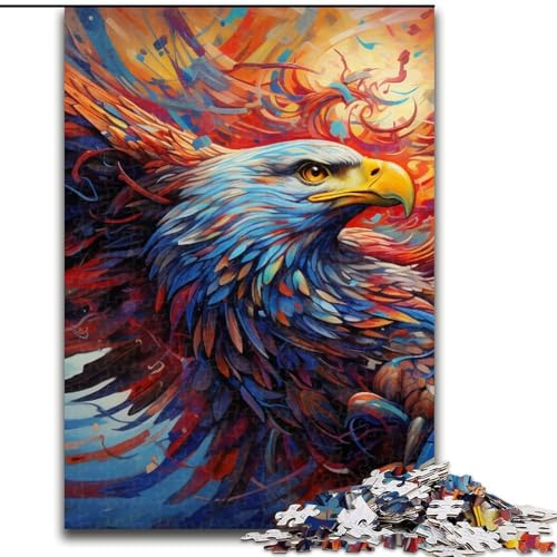 Puzzles für 1000 Teile, Bunte Adler-Puzzles für Erwachsene, 50x75cm, Denksportspiel, interaktives Familienspiel, geeignet für Kinder ab 14 Jahren Puzzles für 1000 Teile, Bunte Adler-Puzzles für Erwachsene, 50x75cm, Denksportspiel, interaktives Familienspiel, geeignet für Kinder ab 14 Jahren von LYXIANY