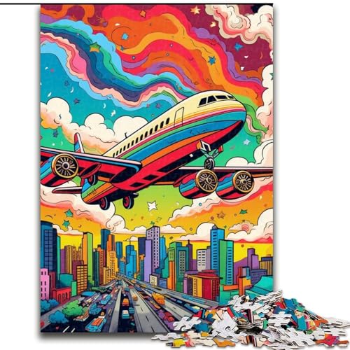 Puzzles für 1000 Teile, Bunte Flugzeug-Puzzles für Erwachsene, 26x38cm, Denksportspiel, interaktives Familienspiel, geeignet für Kinder ab 14 Jahren Puzzles für 1000 Teile, Bunte Flugzeug-Puzzles für Erwachsene, 26x38cm, Denksportspiel, interaktives Familienspiel, geeignet für Kinder ab 14 Jahren von LYXIANY