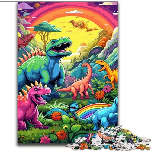 Puzzles für 1000 Teile, Dinosaurier-Kunst-Puzzles für Erwachsene, 50x75cm, Denksportspiel, interaktives Familienspiel, geeignet für Kinder ab 14 Jahren Puzzles für 1000 Teile, Dinosaurier-Kunst-Puzzles für Erwachsene, 50x75cm, Denksportspiel, interaktives Familienspiel, geeignet für Kinder ab 14 Jahren von LYXIANY