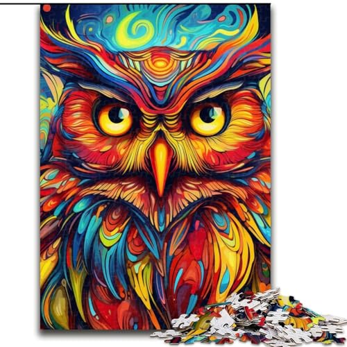 Puzzles für 1000 Teile, Eulen-Puzzles für Erwachsene, 26x38cm, Denksportspiel, interaktives Familienspiel, geeignet für Kinder ab 14 Jahren Puzzles für 1000 Teile, Eulen-Puzzles für Erwachsene, 26x38cm, Denksportspiel, interaktives Familienspiel, geeignet für Kinder ab 14 Jahren von LYXIANY