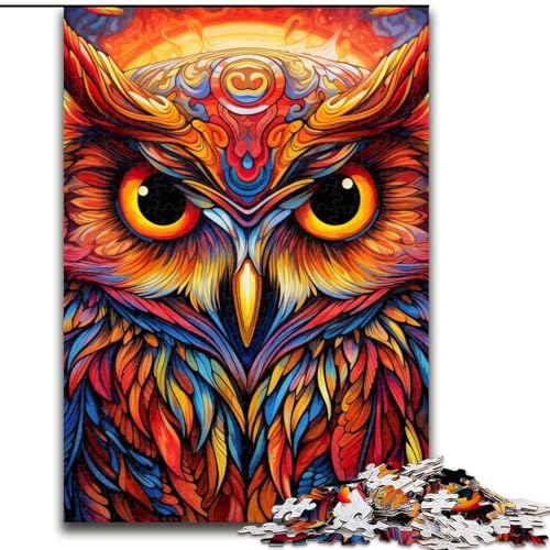 Puzzles für 1000 Teile, Eulen-Puzzles für Erwachsene, 26x38cm, Denksportspiel, interaktives Familienspiel, geeignet für Kinder ab 14 Jahren Puzzles für 1000 Teile, Eulen-Puzzles für Erwachsene, 26x38cm, Denksportspiel, interaktives Familienspiel, geeignet für Kinder ab 14 Jahren von LYXIANY