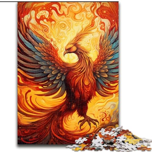 Puzzles für 1000 Teile, Phoenix-Puzzles für Erwachsene, 50x75cm, Denkspiel, interaktives Familienspiel, geeignet für Kinder ab 14 Jahren von LYXIANY