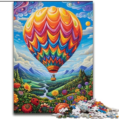 Puzzles für 1000 Teile, farbenfrohe Kunst, Heißluftballon-Puzzles für Erwachsene, 26x38cm, Denksportspiel, interaktives Familienspiel, geeignet für Kinder ab 14 Jahren Puzzles für 1000 Teile, farbenfrohe Kunst, Heißluftballon-Puzzles für Erwachsene, 26x38cm, Denksportspiel, interaktives Familienspiel, geeignet für Kinder ab 14 Jahren von LYXIANY