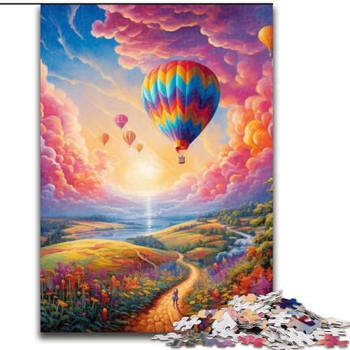 Puzzles für 1000 Teile, farbenfrohe Kunst, Heißluftballon-Puzzles für Erwachsene, 50x75cm, Denksportspiel, interaktives Familienspiel, geeignet für Kinder ab 14 Jahren Puzzles für 1000 Teile, farbenfrohe Kunst, Heißluftballon-Puzzles für Erwachsene, 50x75cm, Denksportspiel, interaktives Familienspiel, geeignet für Kinder ab 14 Jahren von LYXIANY
