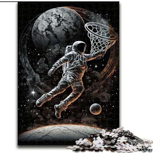 Puzzles für Erwachsene, 1000 Astronauten-Fußball-Puzzles für Erwachsene, Größe 50x75cm, Denkspiel für Teenager und Familieninteraktion von LYXIANY