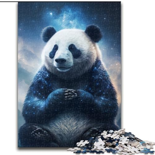 Puzzles für Erwachsene, 1000 Fantasy-Panda-Puzzles für Erwachsene, Heimdekoration, Denkspiel für Teenager und Familieninteraktion, Größe: 38x26cm von LYXIANY