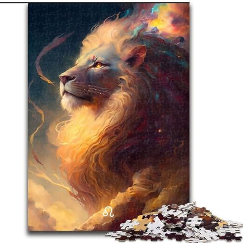 Puzzles für Erwachsene, 1000 Puzzles aus Holz zum Thema „Stolz und Macht“, Größe 50x75cm, Denksportspiel, interaktives Familienspiel, geeignet für Kinder ab 14 Jahren von LYXIANY