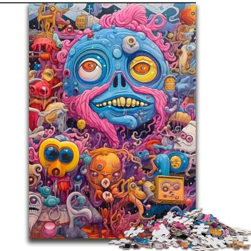 Puzzles für Erwachsene, 1000 Teile, Gruppe von Monstern, Puzzles für Erwachsene, 26x38cm, Denksportspiel, interaktives Familienspiel, geeignet für Kinder ab 14 Jahren Puzzles für Erwachsene, 1000 Teile, Gruppe von Monstern, Puzzles für Erwachsene, 26x38cm, Denksportspiel, interaktives Familienspiel, geeignet für Kinder ab 14 Jahren von LYXIANY