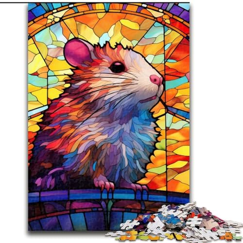 Puzzles für Erwachsene, 1000 Teile, Hamster-Puzzles, 50x75cm, Denksportspiel, interaktives Familienspiel, geeignet für Kinder ab 14 Jahren Puzzles für Erwachsene, 1000 Teile, Hamster-Puzzles, 50x75cm, Denksportspiel, interaktives Familienspiel, geeignet für Kinder ab 14 Jahren von LYXIANY