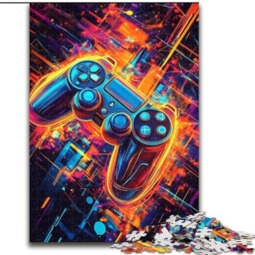 Puzzles für Erwachsene, 1000-teilige Puzzle-Spielcontroller, für Lernspiele, Herausforderungsspielzeug, zur Verbesserung des Gedächtnisses für 14-Jährige (Größe 50x75cm) von LYXIANY