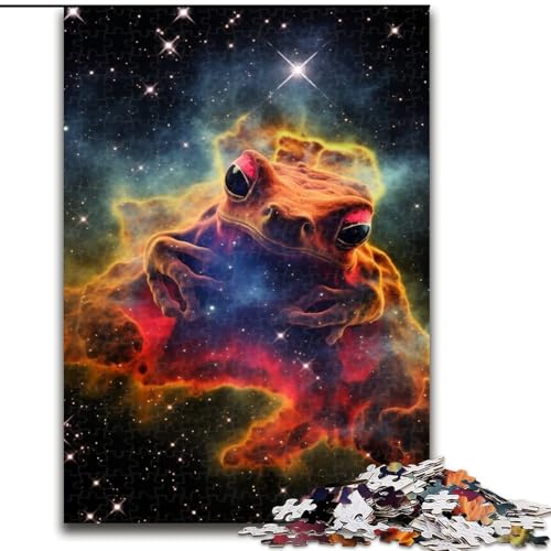 Puzzles für Erwachsene, Galaxy Frog, Kartonpuzzles, Größe: 38x26cm, anspruchsvolles Denkspiel für Teenager, unterhaltsames interaktives Spiel für die ganze Familie Puzzles für Erwachsene, Galaxy Frog, Kartonpuzzles, Größe: 38x26cm, anspruchsvolles Denkspiel für Teenager, unterhaltsames interaktives Spiel für die ganze Familie von LYXIANY