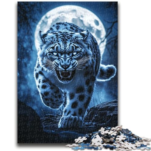Puzzles für Erwachsene, Schneeleopard, helfen dem Gehirn, süchtig machendes Spielzeug zur Förderung der Geduld, geeignet für Paare, 50x75cm Puzzles für Erwachsene, Schneeleopard, helfen dem Gehirn, süchtig machendes Spielzeug zur Förderung der Geduld, geeignet für Paare, 50x75cm von LYXIANY