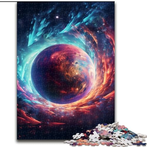 Puzzles für Erwachsene, farbenfroher Planet, Kartonpuzzles, Größe: 38x26cm, anspruchsvolles Denkspiel für Teenager, unterhaltsames interaktives Spiel für die ganze Familie Puzzles für Erwachsene, farbenfroher Planet, Kartonpuzzles, Größe: 38x26cm, anspruchsvolles Denkspiel für Teenager, unterhaltsames interaktives Spiel für die ganze Familie von LYXIANY