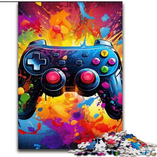 Puzzles für Erwachsene, farbenfrohes Spiel, Puzzles für Erwachsene, Größe: 50x75cm, für Reiseliebhaber und Paare, anspruchsvolles Spielzeug von LYXIANY