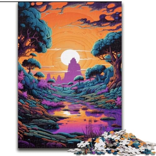 Puzzles für Erwachsene „Dunkler Wald“, Kartonpuzzle, Größe: 38x26cm, anspruchsvolles Denkspiel für Teenager, unterhaltsames interaktives Spiel für die ganze Familie Puzzles für Erwachsene „Dunkler Wald“, Kartonpuzzle, Größe: 38x26cm, anspruchsvolles Denkspiel für Teenager, unterhaltsames interaktives Spiel für die ganze Familie von LYXIANY