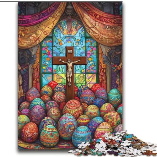 Puzzles für Erwachsene 2000 Puzzles Osterkreuz Denkspiel Wanddekoration Einzigartige Geburtstags 70x100cm von LYXIANY