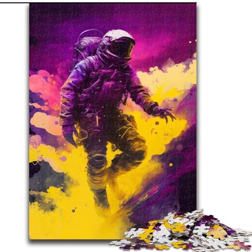 Puzzles für Erwachsene Astronauten-Puzzles für Erwachsene, Größe: 50x75cm, für Reiseliebhaber und Paare, anspruchsvolles Spielzeug von LYXIANY