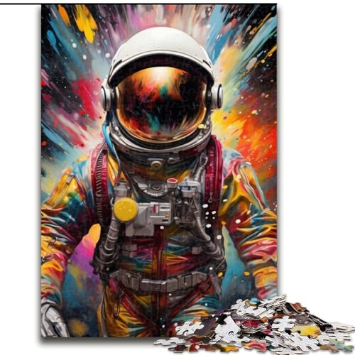 Puzzles für Erwachsene Astronauten-Puzzles für Erwachsene Größe: 50x75cm Anspruchsvolles Denkspiel – Entspannendes Spielzeug für Teenager von LYXIANY
