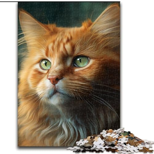 Puzzles für Erwachsene Fantasie-Katze Kartonpuzzles Größe: 38x26cm Anspruchsvolles Denkspiel für Teenager, unterhaltsames interaktives Spiel für die ganze Familie Puzzles für Erwachsene Fantasie-Katze Kartonpuzzles Größe: 38x26cm Anspruchsvolles Denkspiel für Teenager, unterhaltsames interaktives Spiel für die ganze Familie von LYXIANY