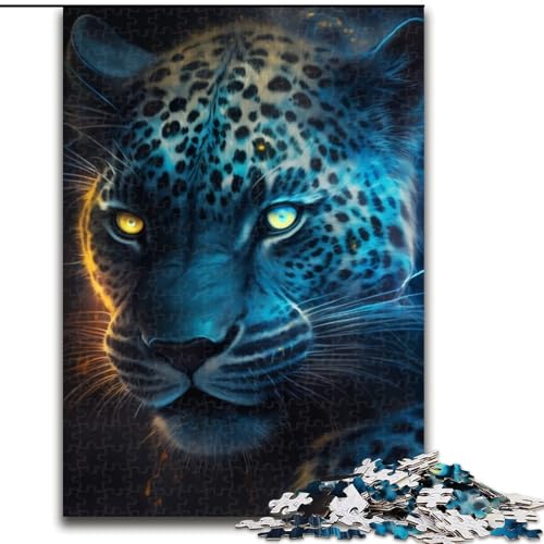 Puzzles für Erwachsene Fantasy Leopard Puzzles für Erwachsene Größe: 38x26cm Anspruchsvolles Denkspiel - Entspannendes Spielzeug für Teenager von LYXIANY