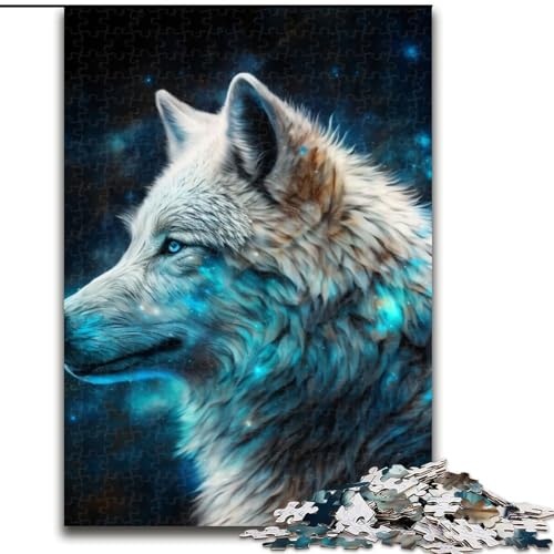 Puzzles für Erwachsene Fantasy Wolf Puzzles für Erwachsene Größe: 50x75cm Anspruchsvolles Denkspiel - Entspannendes Spielzeug für Teenager von LYXIANY