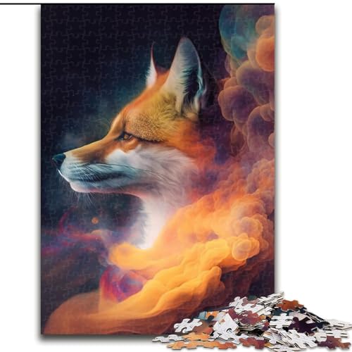 Puzzles für Erwachsene Fox Nebula Puzzles für Erwachsene Größe: 50x75cm Anspruchsvolles Denkspiel - Entspannendes Spielzeug für Teenager von LYXIANY