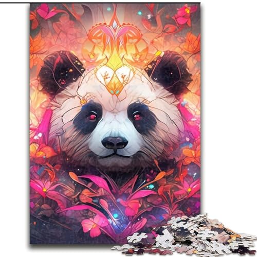 Puzzles für Erwachsene Panda-Puzzles für Erwachsene, Größe: 50x75cm, für Reiseliebhaber und Paare, anspruchsvolles Spielzeug von LYXIANY