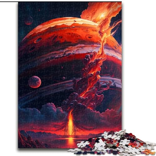 Puzzles für Erwachsene Universum-Planeten-Puzzles für Erwachsene Größe: 50x75cm Anspruchsvolles Denkspiel - Entspannendes Spielzeug für Teenager von LYXIANY
