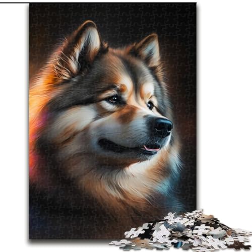 Puzzles für Erwachsene Wolf-Puzzles für Erwachsene Größe: 50x75cm Anspruchsvolles Denkspiel - Entspannendes Spielzeug für Teenager von LYXIANY