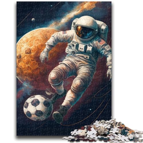 Puzzles für Erwachsene und Jugendliche, 1000 Teile, Astronaut spielt Fußball, Lernspiel, Herausforderung, Spielzeug, Wanddekoration, einzigartige Geburtstags, 50x75cm Puzzles für Erwachsene und Jugendliche, 1000 Teile, Astronaut spielt Fußball, Lernspiel, Herausforderung, Spielzeug, Wanddekoration, einzigartige Geburtstags, 50x75cm von LYXIANY