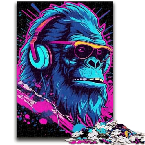 Puzzles für Erwachsene und Jugendliche, 1000 Teile, Puzzle, AFFE, DJ, Musik, Lernspiel, Herausforderung, Spielzeug, Wanddekoration, einzigartige Geburtstags, 38x26cm Puzzles für Erwachsene und Jugendliche, 1000 Teile, Puzzle, AFFE, DJ, Musik, Lernspiel, Herausforderung, Spielzeug, Wanddekoration, einzigartige Geburtstags, 38x26cm von LYXIANY
