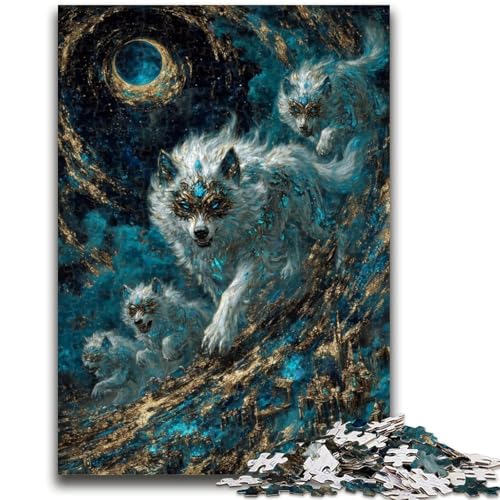 Puzzles für Erwachsene und Jugendliche, 1000 Teile, geheimnisvoller Elefant, für Kinder ab 14 Jahren, interessante Geschenke zur Stressreduzierung für Freunde und Familie, 26x38cm von LYXIANY