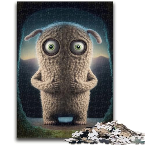 Puzzles für Erwachsene und Jugendliche, 1000 Teile, süßes Monster, anspruchsvolles Spiel und Familienspiel, Lernspiel für Geburtstag, Weihnachten, 50x75cm von LYXIANY