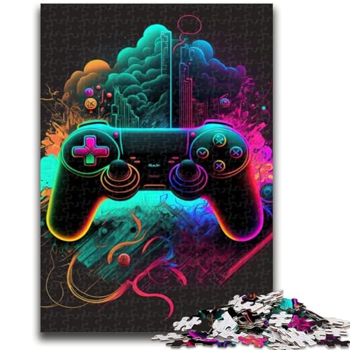 Puzzles für Erwachsene und Jugendliche, 1000-teiliges Puzzle, Neon-Spiel, anspruchsvolles Spiel und Familienspiel, Lernspiel für Geburtstag, Weihnachten, 26x38cm von LYXIANY