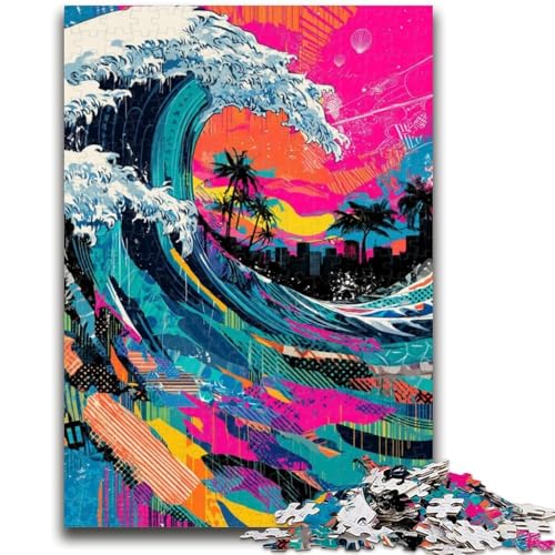 Puzzles für Erwachsene und Jugendliche, 1000-teiliges Puzzle „Surf-Graffiti“, hilft dem Gehirn beim Trainieren, süchtig machendes Spielzeug zur Förderung der Geduld, geeignet für Paare, 26x38cm Puzzles für Erwachsene und Jugendliche, 1000-teiliges Puzzle „Surf-Graffiti“, hilft dem Gehirn beim Trainieren, süchtig machendes Spielzeug zur Förderung der Geduld, geeignet für Paare, 26x38cm von LYXIANY