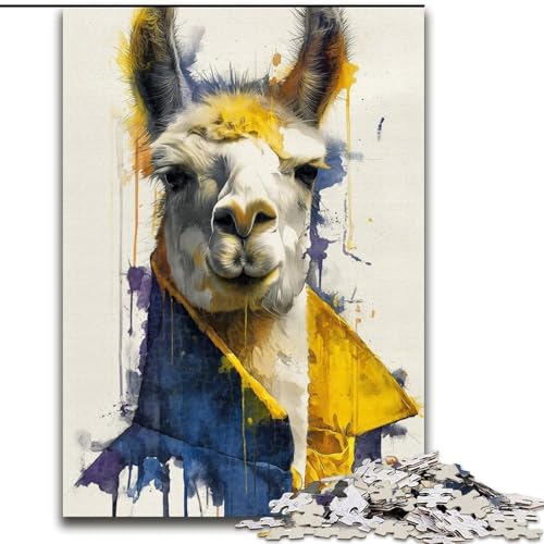 Puzzles für Erwachsene und Jugendliche, Alpaka-Spielzeug, Lernspiele, Stressabbau, tolle Geschenke und Spielzeuge, 26x38cm von LYXIANY