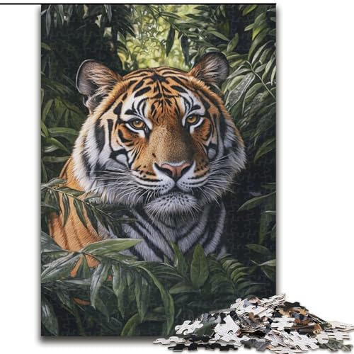 Puzzles für Erwachsene und Jugendliche, Dschungeltiger, ab 14 Jahren, Denksportspiel, Erwachsene und Jugendliche, 50x75cm Puzzles für Erwachsene und Jugendliche, Dschungeltiger, ab 14 Jahren, Denksportspiel, Erwachsene und Jugendliche, 50x75cm von LYXIANY