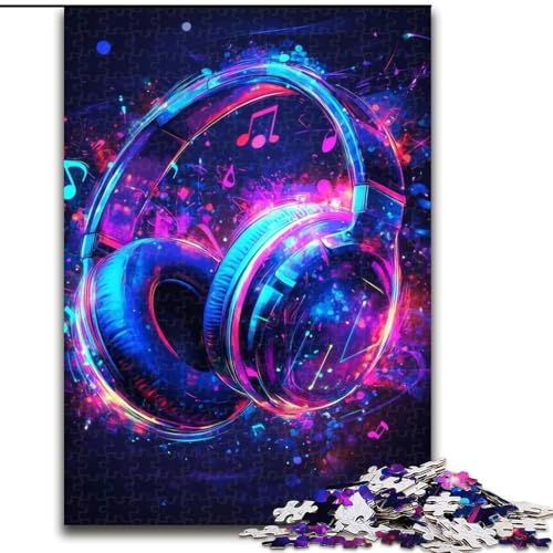 Puzzles für Erwachsene und Jugendliche, Galaxy-Kopfhörer, für Kinder ab 14 Jahren, Denksportspiel, Erwachsene und Jugendliche, 26x38cm Puzzles für Erwachsene und Jugendliche, Galaxy-Kopfhörer, für Kinder ab 14 Jahren, Denksportspiel, Erwachsene und Jugendliche, 26x38cm von LYXIANY